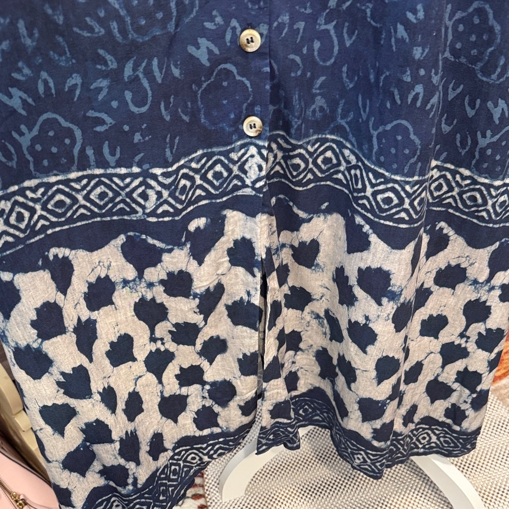NATURAL LIFE Blue Patterned Maxi Dress - Picture 3 of 15